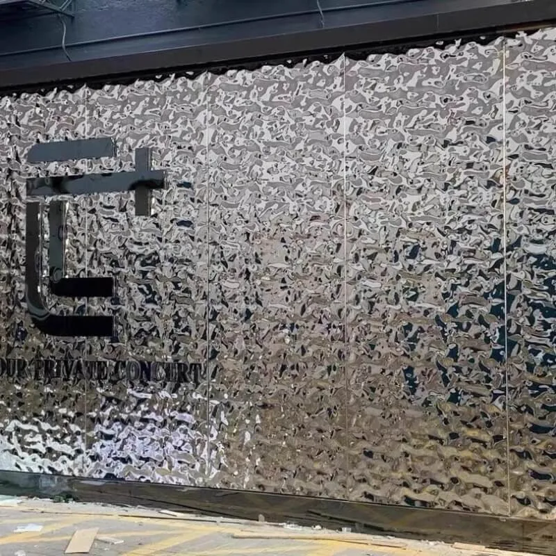 custom laser cut and etched decorative metal room divider screen (2)