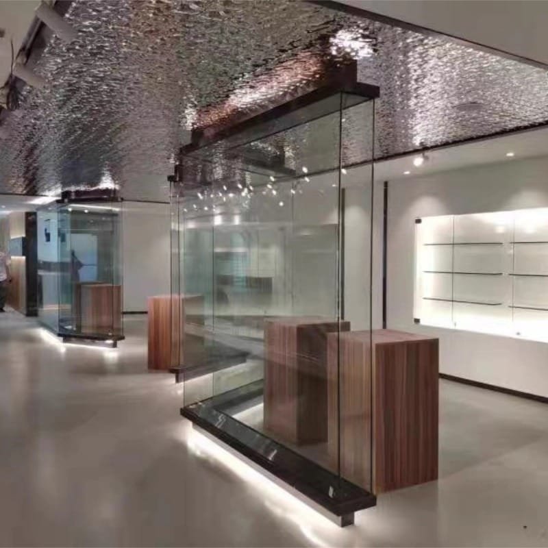 exterior facade clad in anti fingerprint hairline stainless steel sheets (2)