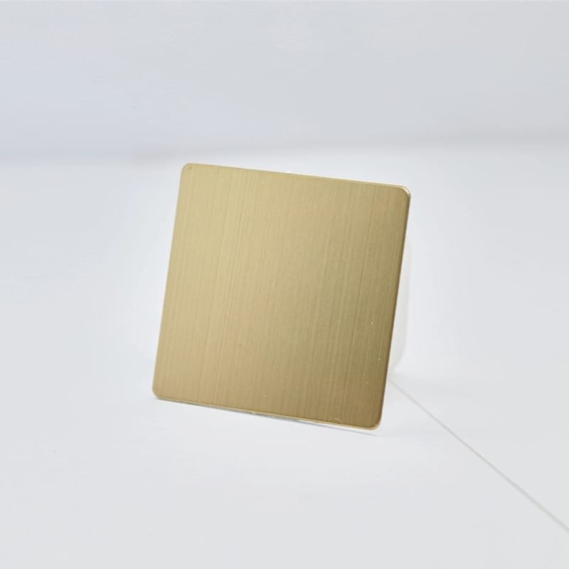 hairline & brushed finishes